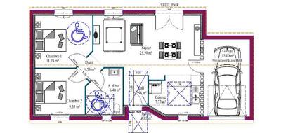 Programme terrain + maison à Auros en Gironde (33) de 90 m² à vendre au prix de 188180€ - 4