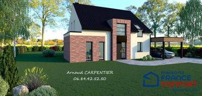 Programme terrain + maison à Willerval en Pas-de-Calais (62) de 145 m² à vendre au prix de 367269€ - 2