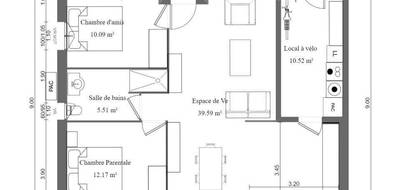 Programme terrain + maison à Esquay-sur-Seulles en Calvados (14) de 85 m² à vendre au prix de 205500€ - 3