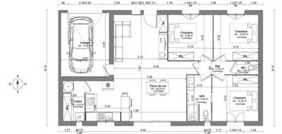 Programme terrain + maison à Thézan-lès-Béziers en Hérault (34) de 85 m² à vendre au prix de 229000€ - 3