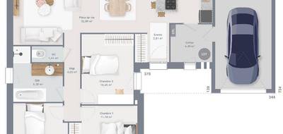 Programme terrain + maison à Auvers-le-Hamon en Sarthe (72) de 89 m² à vendre au prix de 202625€ - 4