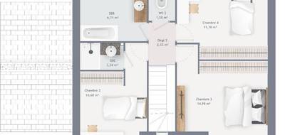 Programme terrain + maison à Oignies en Pas-de-Calais (62) de 100 m² à vendre au prix de 239000€ - 4