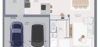 Programme terrain + maison à Montereau-Fault-Yonne en Seine-et-Marne (77) de 110 m² à vendre au prix de 320000€ - 4