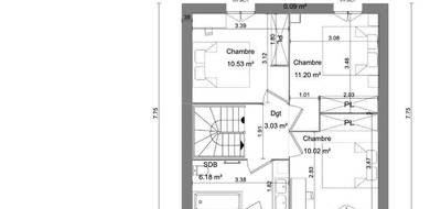 Programme terrain + maison à Saint-Paul-de-Varax en Ain (01) de 85 m² à vendre au prix de 268500€ - 4