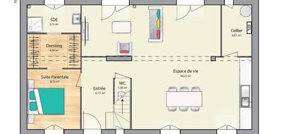 Programme terrain + maison à Vert-Saint-Denis en Seine-et-Marne (77) de 105 m² à vendre au prix de 374130€ - 4