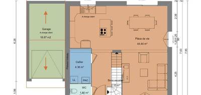 Programme terrain + maison à Cruseilles en Haute-Savoie (74) de 103 m² à vendre au prix de 439800€ - 4