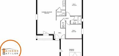 Programme terrain + maison à Champagney en Jura (39) de 81 m² à vendre au prix de 173130€ - 3