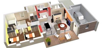 Programme terrain + maison à Boussens en Haute-Garonne (31) de 100 m² à vendre au prix de 254000€ - 3