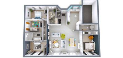 Programme terrain + maison à Podensac en Gironde (33) de 110 m² à vendre au prix de 307000€ - 3
