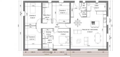Programme terrain + maison à Valréas en Vaucluse (84) de 125 m² à vendre au prix de 360000€ - 4