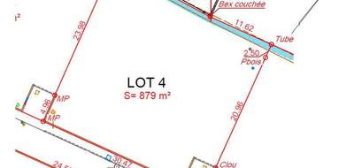 Terrain seul à Manosque en Alpes-de-Haute-Provence (04) de 879 m² à vendre au prix de 185850€ - 2