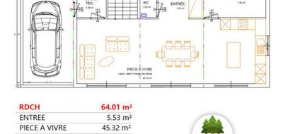 Programme terrain + maison à Villars-les-Dombes en Ain (01) de 122 m² à vendre au prix de 480000€ - 3