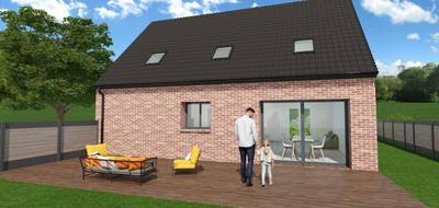 Programme terrain + maison à Hermies en Pas-de-Calais (62) de 92 m² à vendre au prix de 209000€ - 2