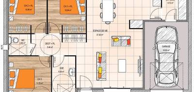 Programme terrain + maison à Les Bois d'Anjou en Maine-et-Loire (49) de 88 m² à vendre au prix de 209000€ - 4