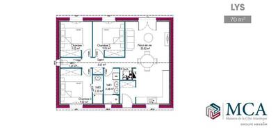 Programme terrain + maison à Salies-de-Béarn en Pyrénées-Atlantiques (64) de 70 m² à vendre au prix de 195000€ - 3