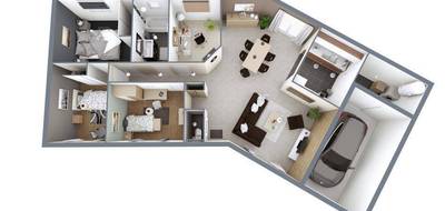 Programme terrain + maison à Sort-en-Chalosse en Landes (40) de 69 m² à vendre au prix de 269600€ - 4