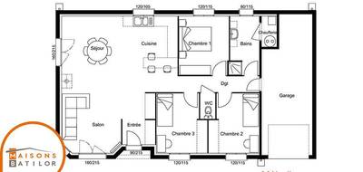 Programme terrain + maison à Busy en Doubs (25) de 91 m² à vendre au prix de 294950€ - 4