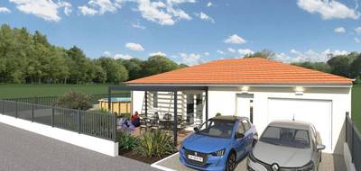 Programme terrain + maison à Charnay-lès-Mâcon en Saône-et-Loire (71) de 75 m² à vendre au prix de 229000€ - 2