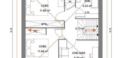 Programme terrain + maison à Confrançon en Ain (01) de 108 m² à vendre au prix de 324500€ - 4