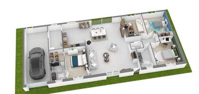 Programme terrain + maison à Vouzeron en Cher (18) de 118 m² à vendre au prix de 233350€ - 3