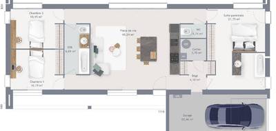 Programme terrain + maison à Heugleville-sur-Scie en Seine-Maritime (76) de 95 m² à vendre au prix de 228750€ - 4