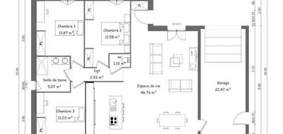 Programme terrain + maison à Grandcamp-Maisy en Calvados (14) de 95 m² à vendre au prix de 216200€ - 4