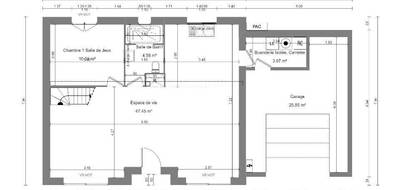 Programme terrain + maison à Port-en-Bessin-Huppain en Calvados (14) de 120 m² à vendre au prix de 259000€ - 3