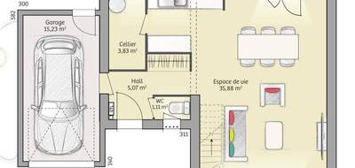 Programme terrain + maison à La Houssaye-en-Brie en Seine-et-Marne (77) de 90 m² à vendre au prix de 305000€ - 4