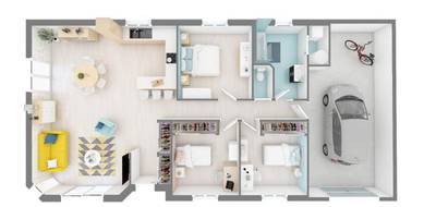 Programme terrain + maison à Longcochon en Jura (39) de 91 m² à vendre au prix de 186950€ - 4