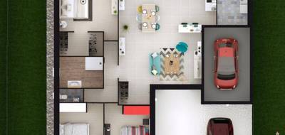 Programme terrain + maison à Monts en Indre-et-Loire (37) de 102 m² à vendre au prix de 303500€ - 3