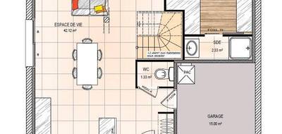 Programme terrain + maison à Rives-du-Loir-en-Anjou en Maine-et-Loire (49) de 100 m² à vendre au prix de 275900€ - 4