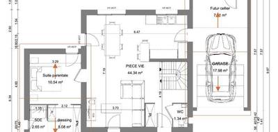 Programme terrain + maison à Viriat en Ain (01) de 105 m² à vendre au prix de 318000€ - 4