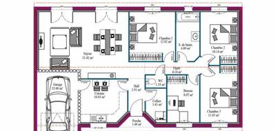 Programme terrain + maison à Noaillan en Gironde (33) de 101 m² à vendre au prix de 225000€ - 4