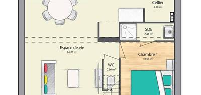 Programme terrain + maison à Bouilly en Marne (51) de 102 m² à vendre au prix de 223000€ - 4