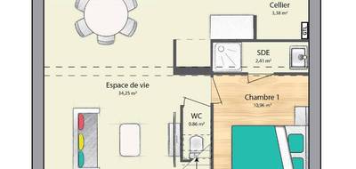 Programme terrain + maison à Bois-le-Roi en Seine-et-Marne (77) de 102 m² à vendre au prix de 335692€ - 4