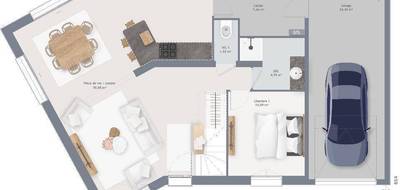 Programme terrain + maison à Méru en Oise (60) de 110 m² à vendre au prix de 352000€ - 4