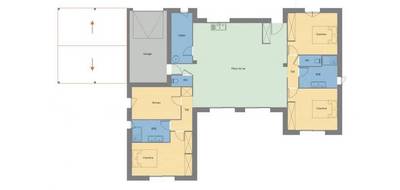 Programme terrain + maison à Legé en Loire-Atlantique (44) de 127 m² à vendre au prix de 321700€ - 4