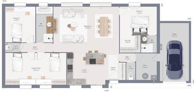 Programme terrain + maison à Alincourt en Ardennes (08) de 120 m² à vendre au prix de 262000€ - 4