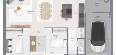 Programme terrain + maison à Bailleul-sur-Thérain en Oise (60) de 70 m² à vendre au prix de 209000€ - 4