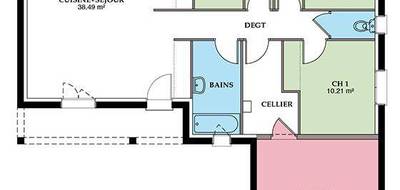 Programme terrain + maison à Saint-Just en Cher (18) de 89 m² à vendre au prix de 170149€ - 3