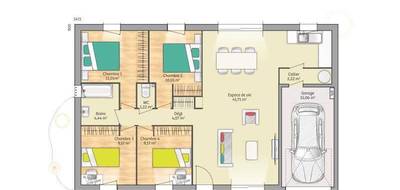 Programme terrain + maison à Cagny en Calvados (14) de 93 m² à vendre au prix de 260000€ - 4