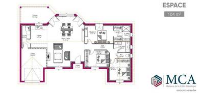 Programme terrain + maison à Marsalès en Dordogne (24) de 104 m² à vendre au prix de 271000€ - 3