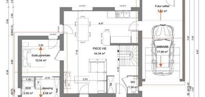 Programme terrain + maison à Attignat en Ain (01) de 105 m² à vendre au prix de 273500€ - 4