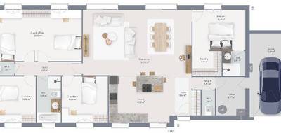 Programme terrain + maison à Mouriez en Pas-de-Calais (62) de 140 m² à vendre au prix de 300000€ - 4