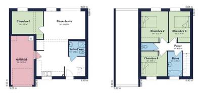 Programme terrain + maison à Mattaincourt en Vosges (88) de 95 m² à vendre au prix de 205000€ - 4