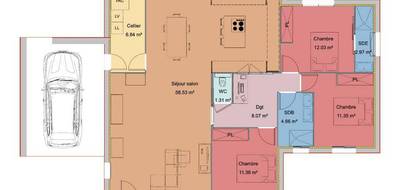 Programme terrain + maison à Monts en Indre-et-Loire (37) de 117 m² à vendre au prix de 362100€ - 4