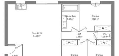 Programme terrain + maison à Pocé-sur-Cisse en Indre-et-Loire (37) de 82 m² à vendre au prix de 194900€ - 4