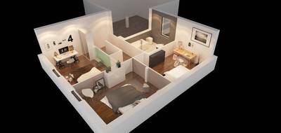 Programme terrain + maison à Hilsenheim en Bas-Rhin (67) de 130 m² à vendre au prix de 379800€ - 4