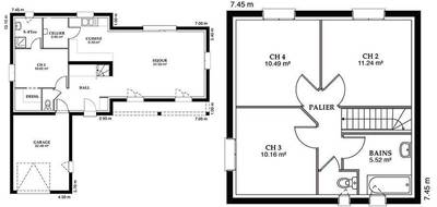 Programme terrain + maison à Nomexy en Vosges (88) de 116 m² à vendre au prix de 235470€ - 4