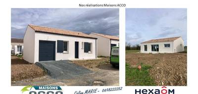 Programme terrain + maison à Saint-Jean-de-Liversay en Charente-Maritime (17) de 83 m² à vendre au prix de 199000€ - 4